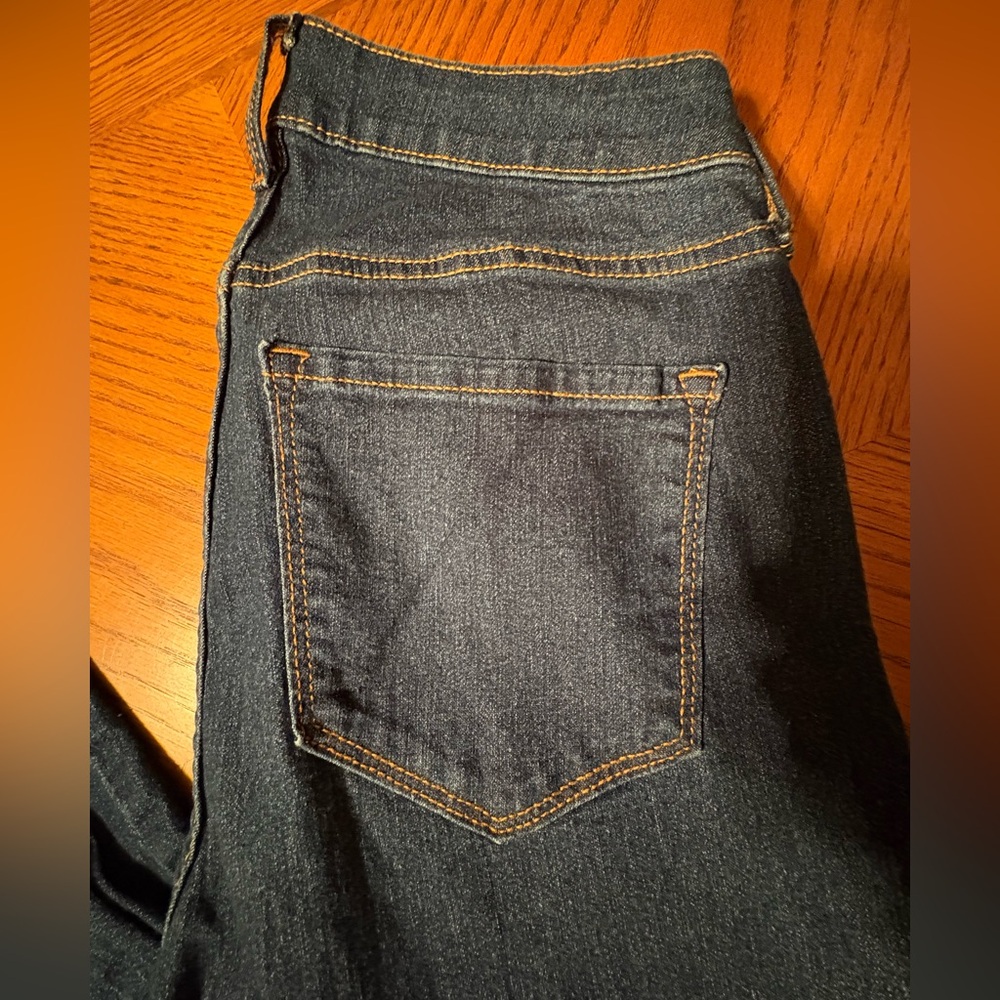 Womens Old Navy Dark Skinny Jeans size 6 Long - Picture 2 of 10